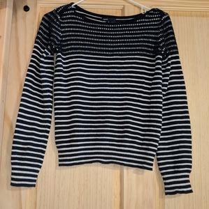 Girls GAP Navy & White Sweater
